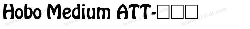 Hobo Medium ATT字体转换